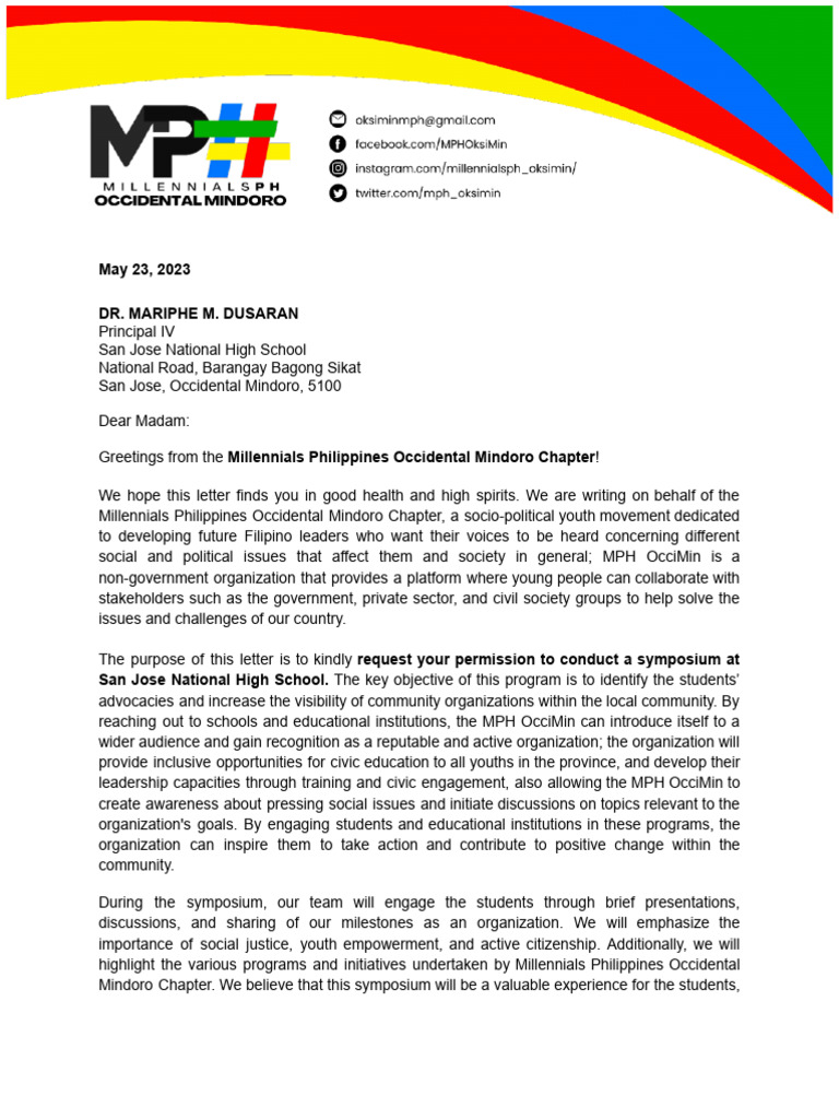 Symposium Proposal for Youth Empowerment | PDF