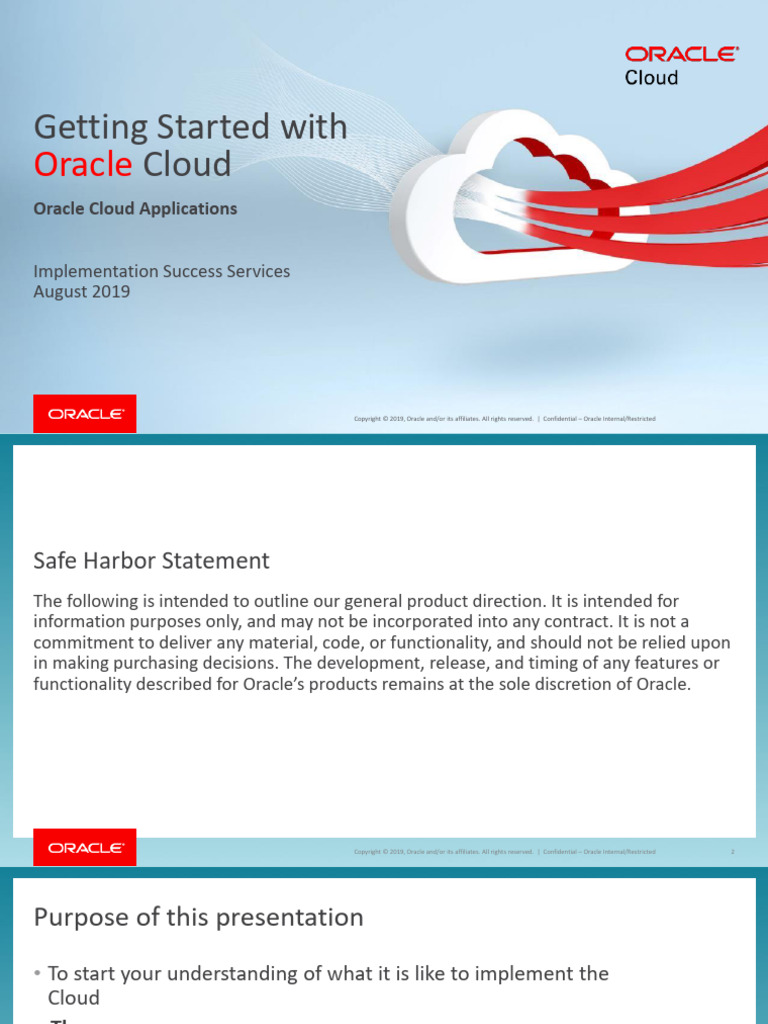PLAN 01 Onboarding Presentation | PDF | Cloud Computing | Oracle ...