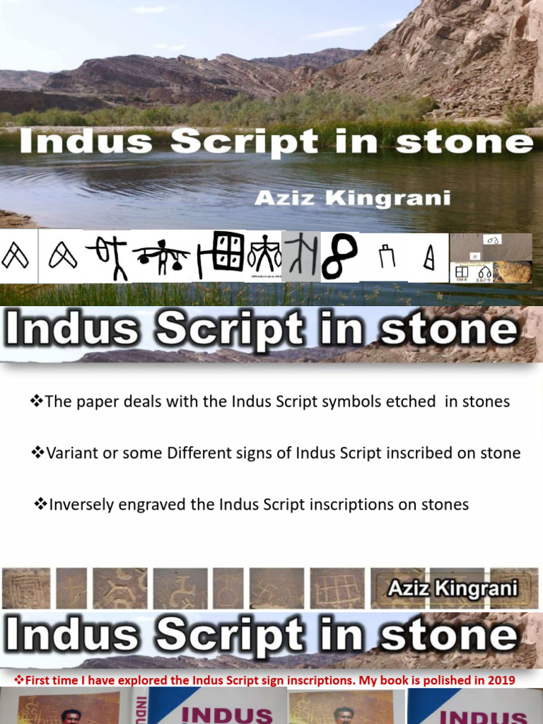 Indus Script Etched in Stones | PDF | Indus River | Sindh