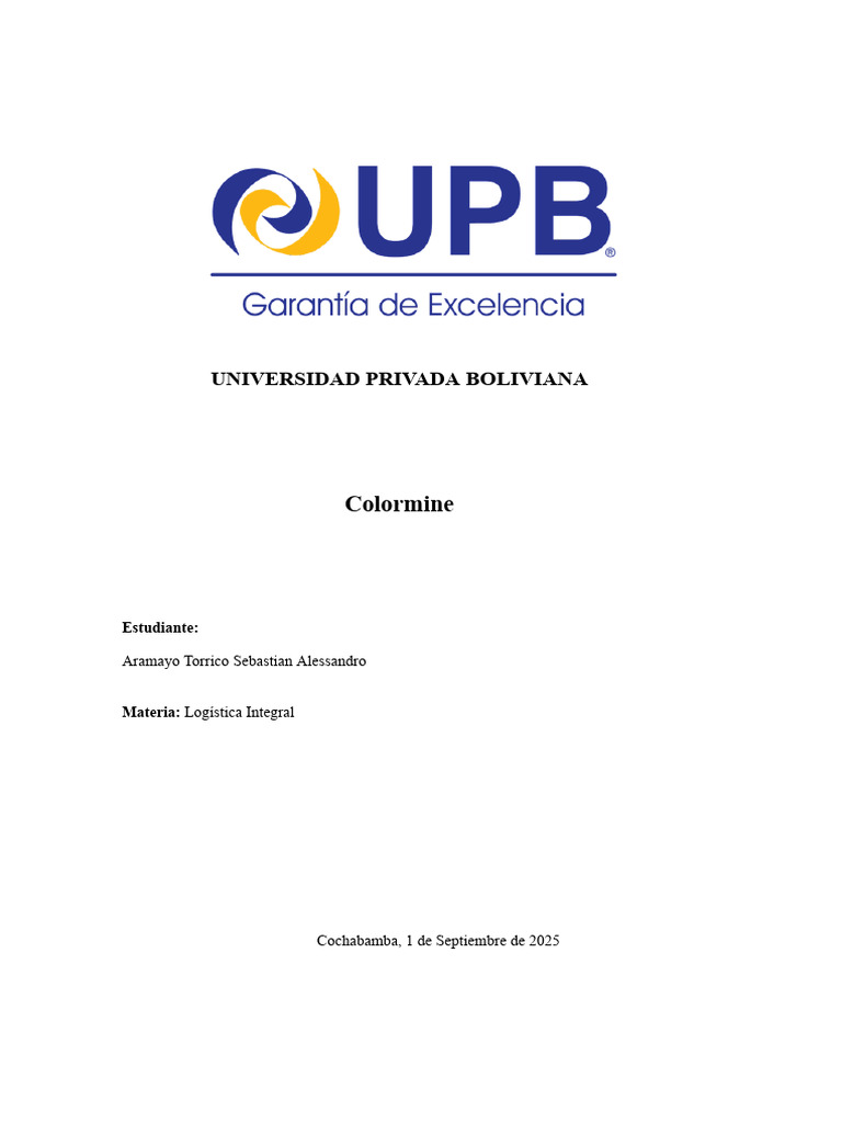Práctica Final Colormine | PDF | Ingeniería de Sistemas