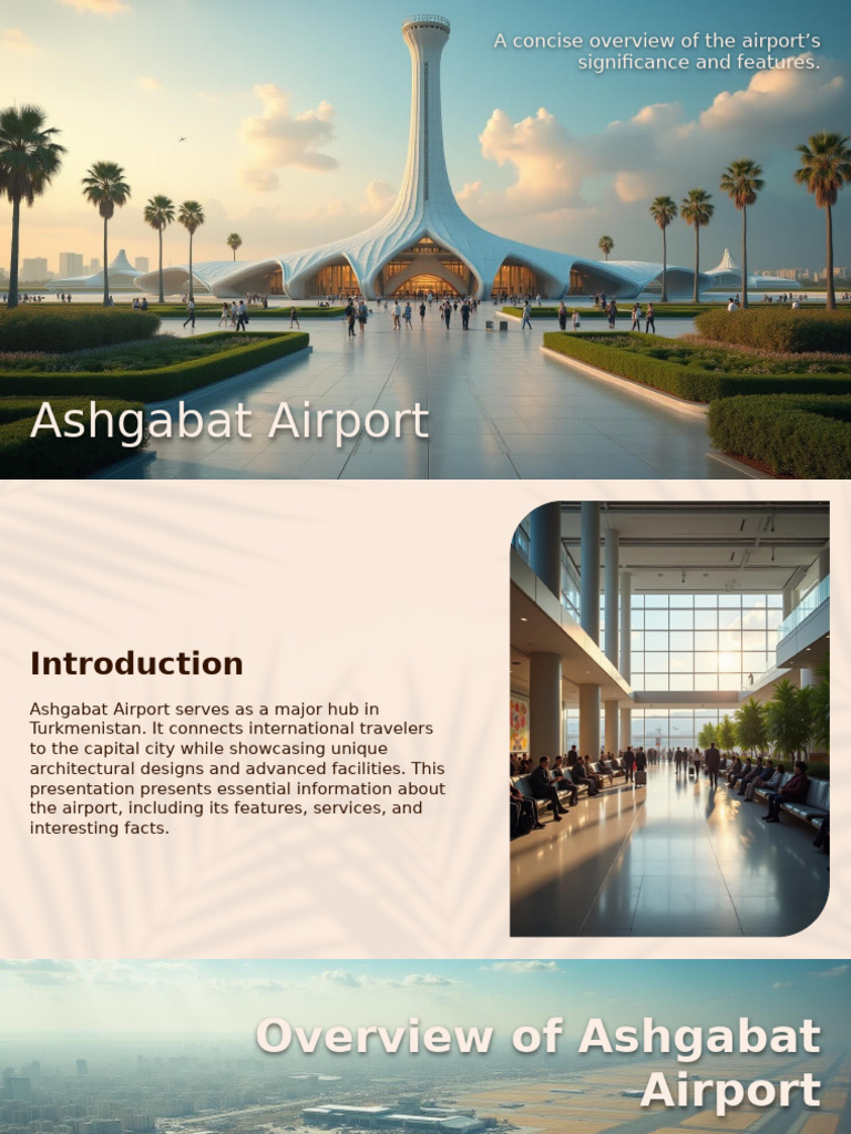 Overview of Ashgabat Airport Features | PDF | Airport | Turkmenistan