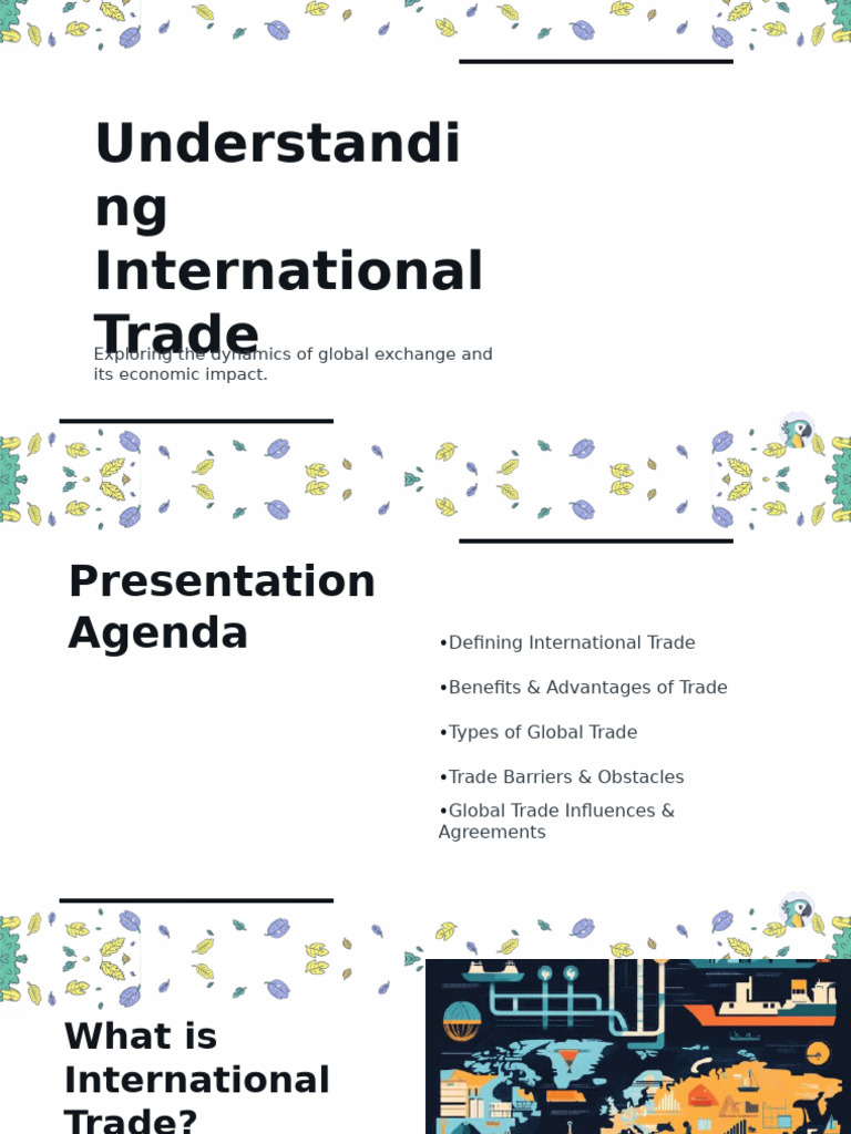 Understanding Global Trade Dynamics | PDF | Tariff | International Trade