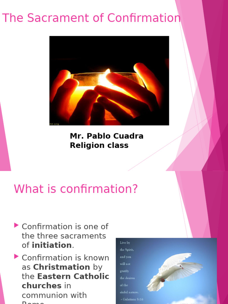 Sacrament of Confirmation 119374588243895 3 | PDF | Confirmation ...
