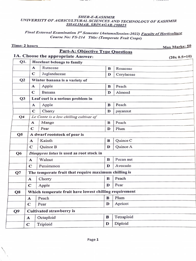 Sem 3 End Term 2022 | PDF