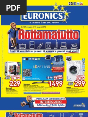 Volantino Euronics Roma Offerte Giugno