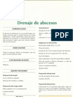 Drenaje de abscesos