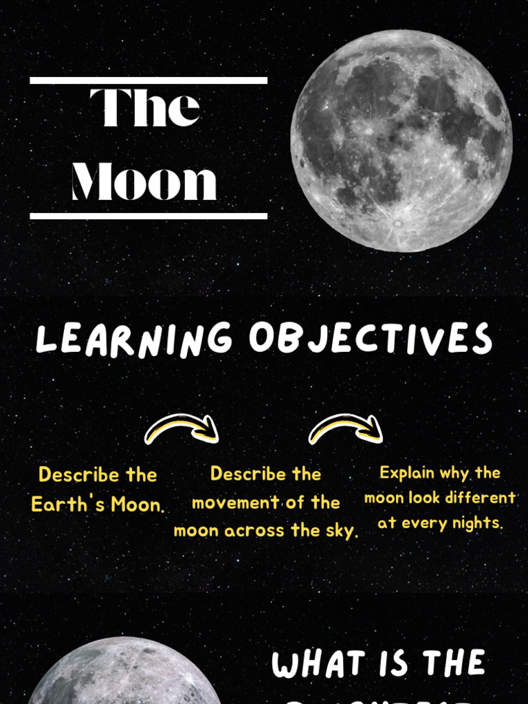 Understanding the Moon's Phases and Features | PDF