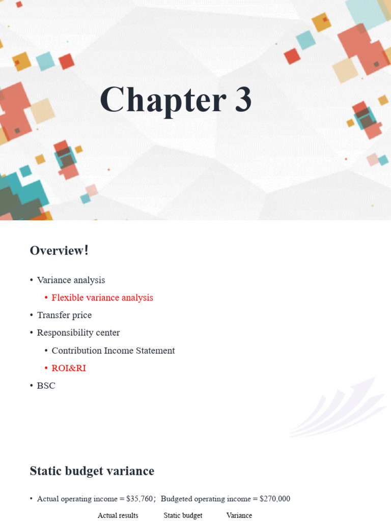 Variance Analysis and Budgeting Techniques | PDF | Labour Economics ...