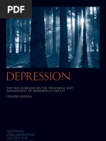 Depression - The NICE Guideline On The Treatment and Management of Depression in Adults