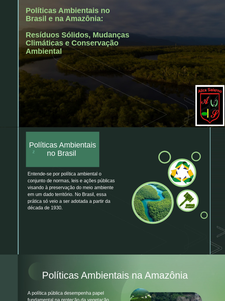 Políticas Ambientais no Brasil e Amazônia | PDF | Desperdício ...