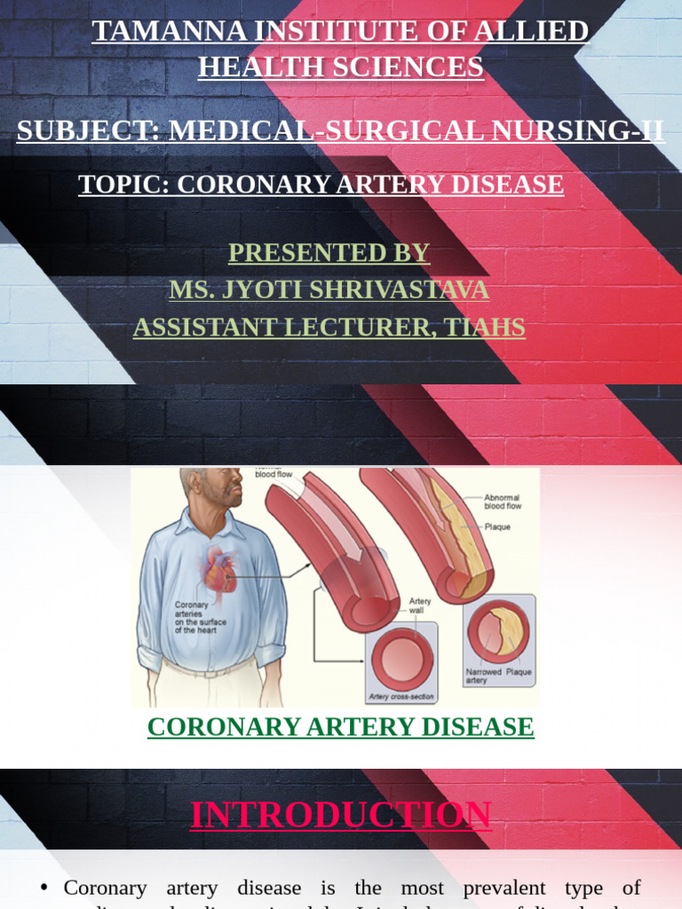 Understanding Coronary Artery Disease | PDF | Myocardial Infarction ...
