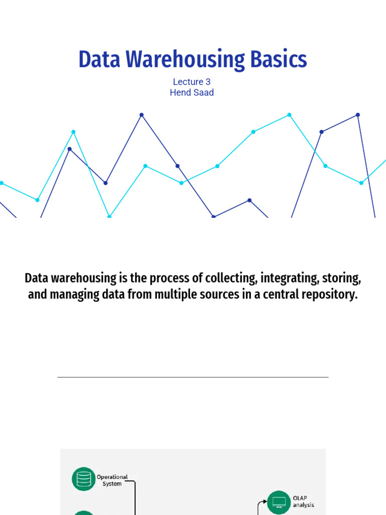 Data Warehousing Basics: Hend Saad | PDF | Data Warehouse | Business ...