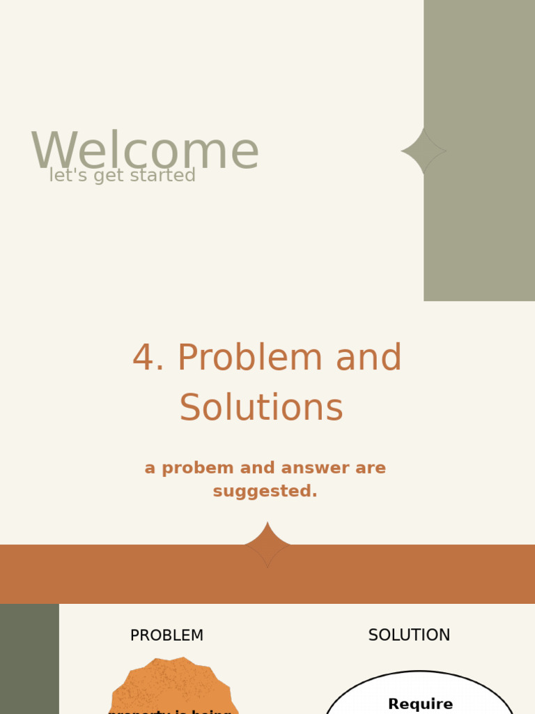 Problem and Solution | PDF