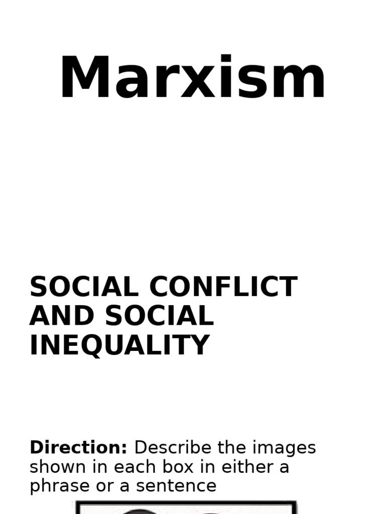 Lesson On Marxism | PDF | Economic Inequality | Discrimination & Race ...