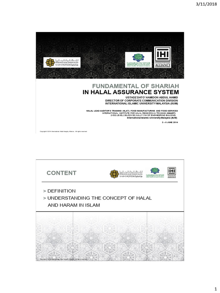 Halal Assurance System Fundamentals | PDF | Islamic Fundamentalism ...