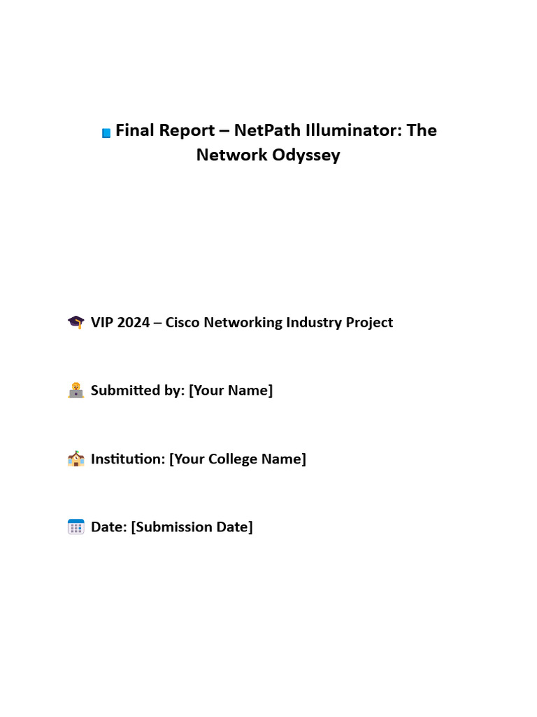 NetPath Illuminator Networking Report | PDF | Routing | Router (Computing)