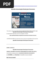 Download Apostila Comunicao Social para Concursos by Editora Multimdia SN94687806 doc pdf
