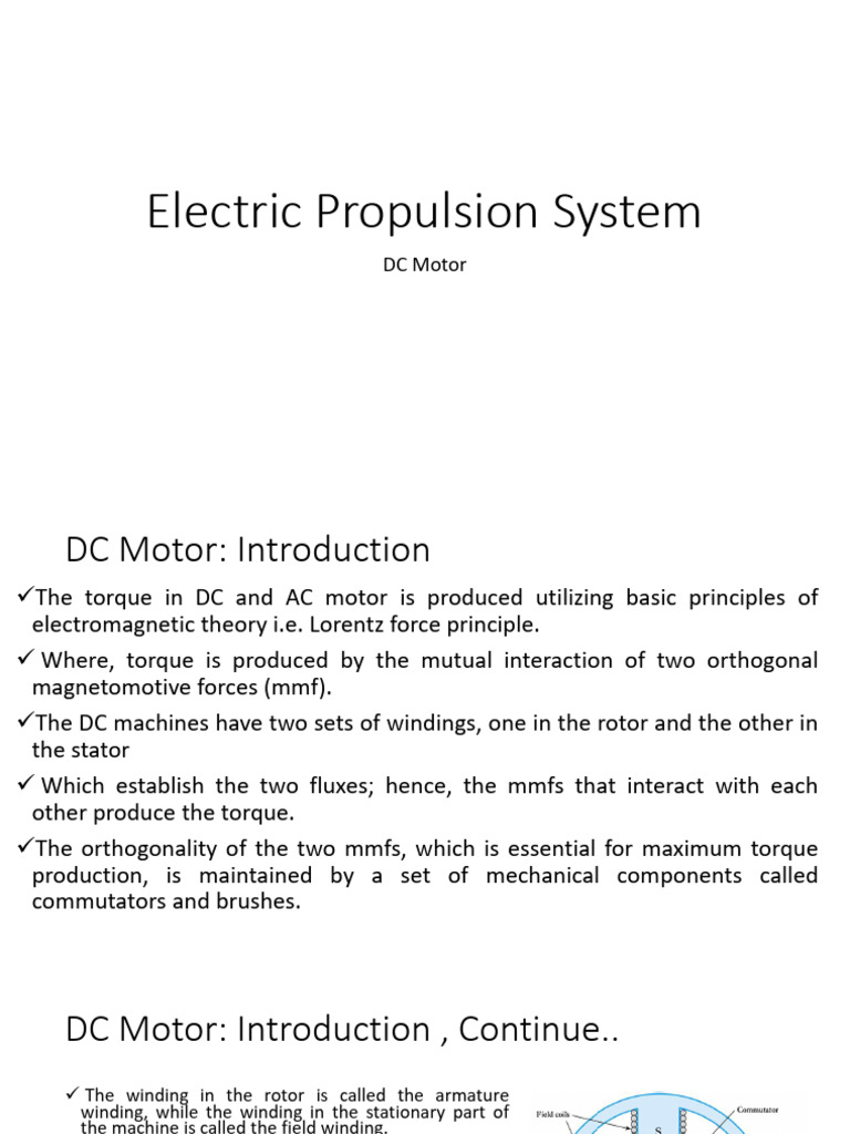 Overview of DC Motor Systems | PDF | Electric Motor | Machines