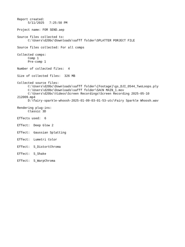 For Sendreport | PDF