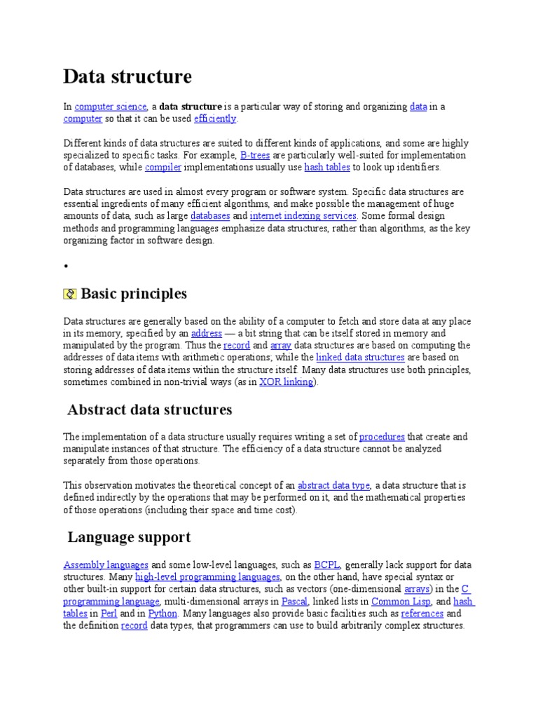 Data Stucture | PDF | Data Structure | Software Engineering