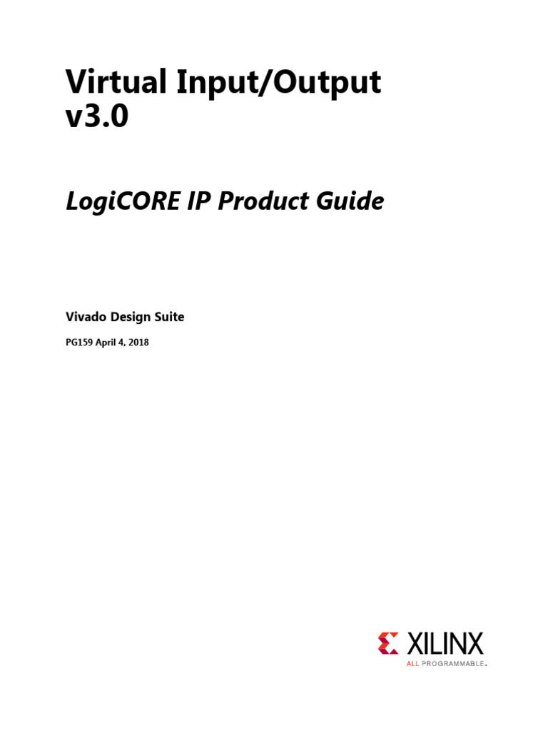 LogiCORE IP VIO 3.0 Product Guide | PDF | Field Programmable Gate Array ...