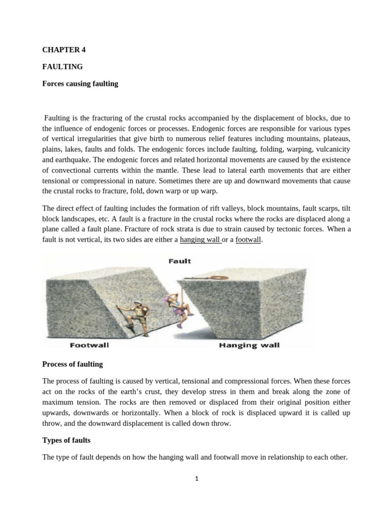 Understanding Faulting and Its Effects | PDF | Fault (Geology) | Geology