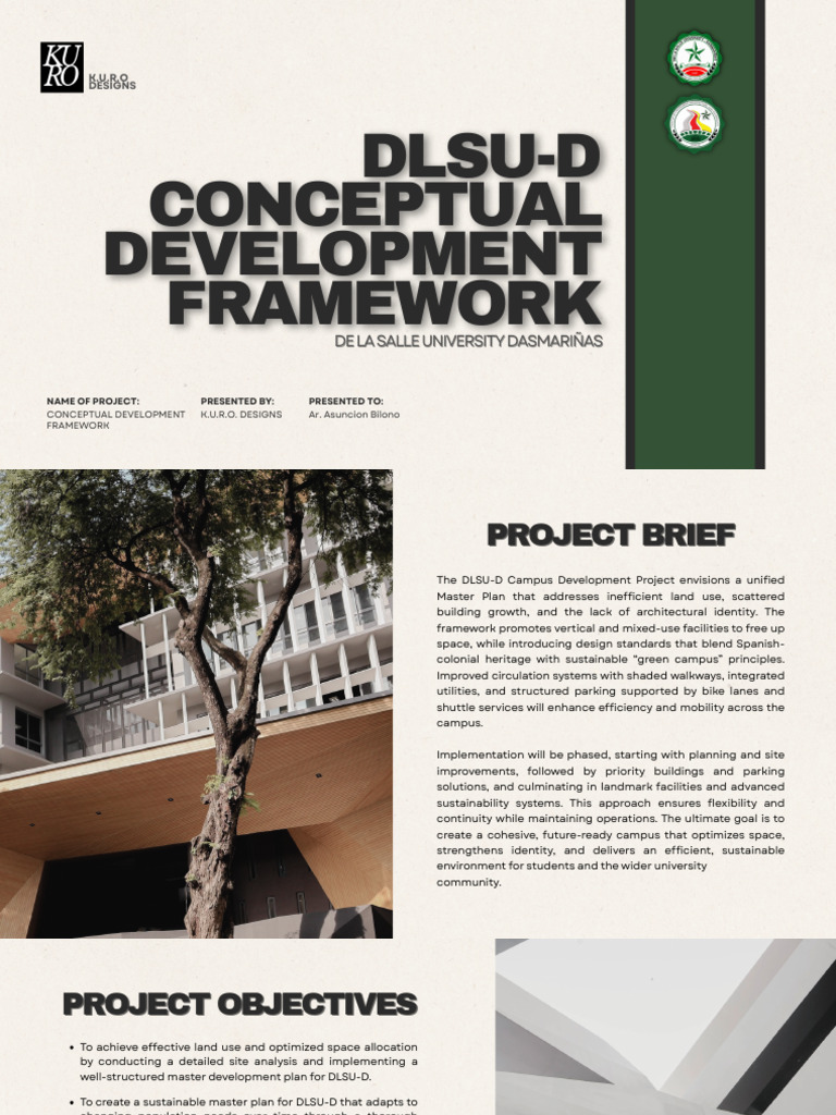 DLSU-D Campus Development Framework | PDF | Zoning | Urban Planning