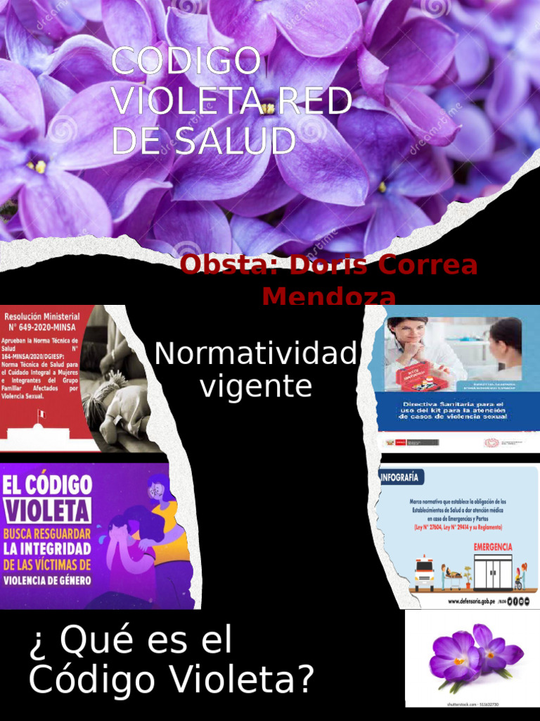 Código Violeta: Atención a Víctimas de Violencia | PDF | Control de la ...