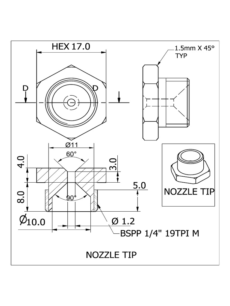 Tangential Hollow Cone Nozzle - Tip | PDF