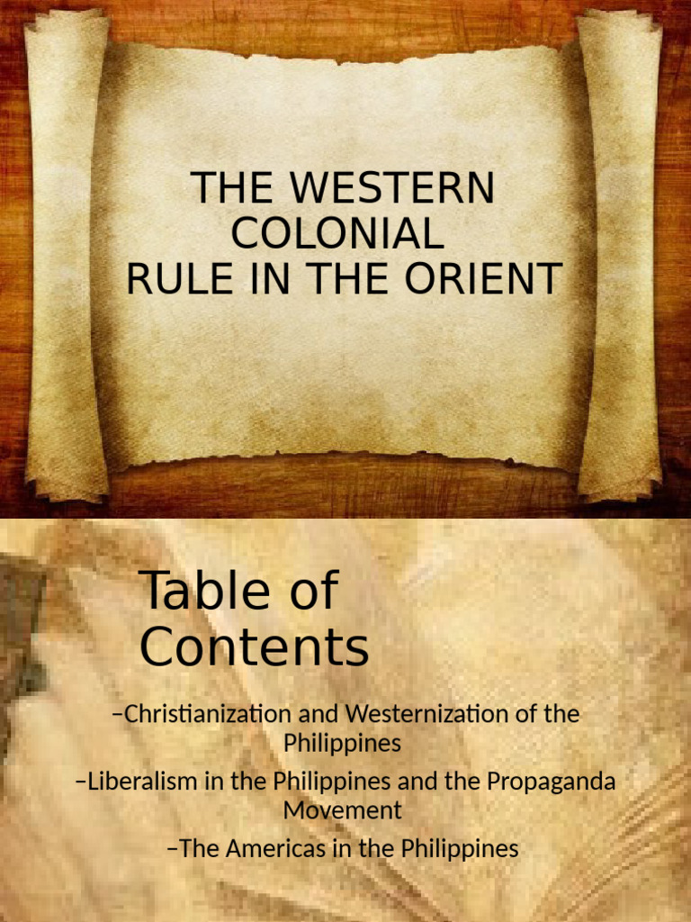 The Western Colonial Rule in The Orient | PDF