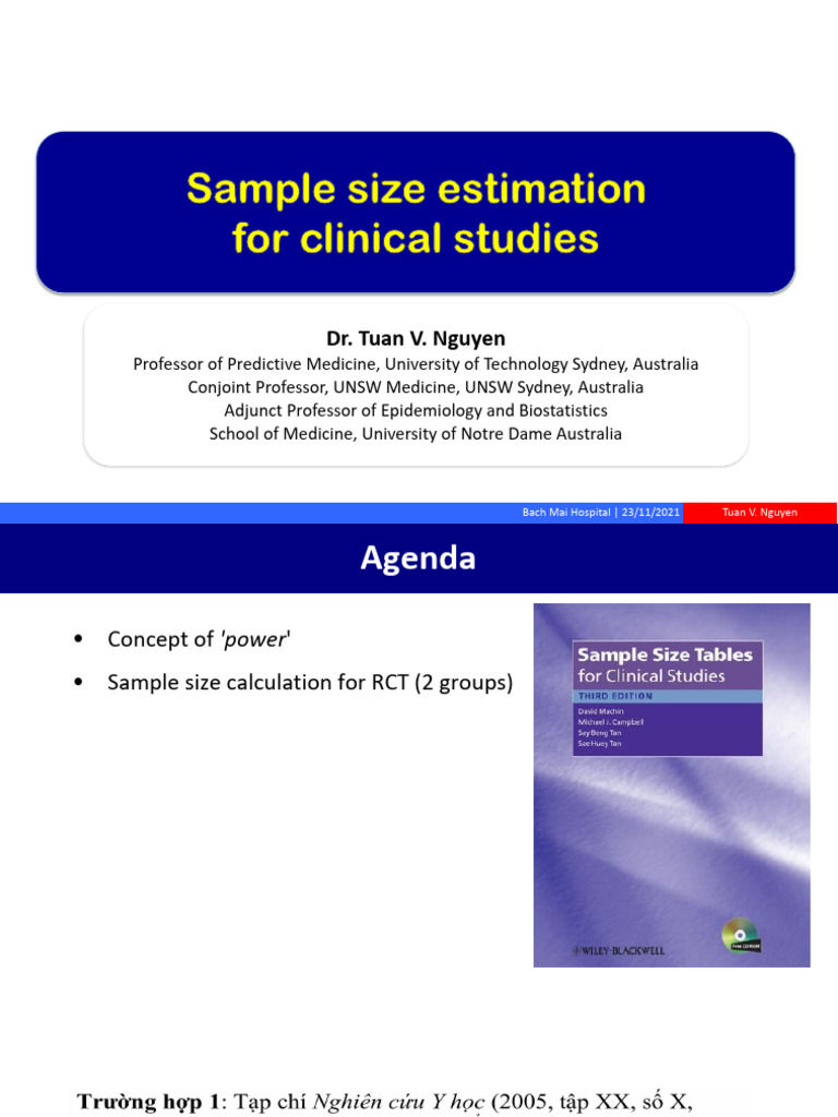 Sample Size Calculation in RCTs | PDF | Linear Regression | Effect Size