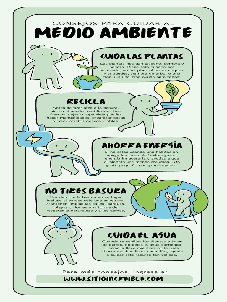 Consejos para Cuidar el Medio Ambiente | PDF