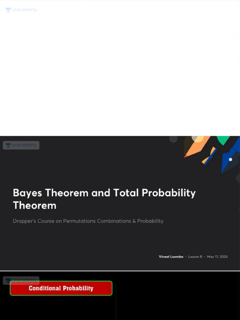 Bayes Theorem and Total Probability Theorem With Anno | PDF