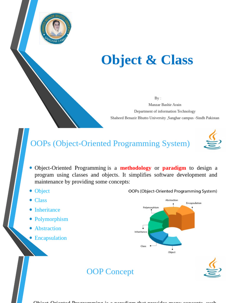 Understanding Object-Oriented Programming | PDF | Method (Computer ...