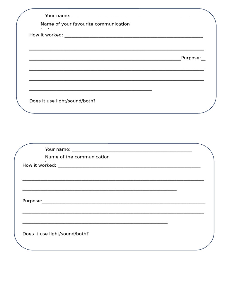 Worksheet-Evolution of Communication | PDF