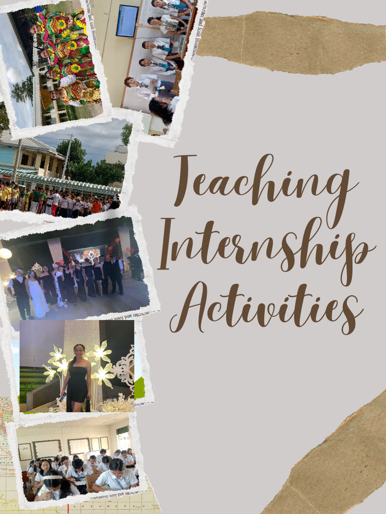 Teaching Internship Activities | PDF