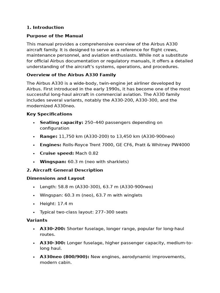 AIRBUS A380 OWNERS WORKSHOP MANUAL PDF visual data 2