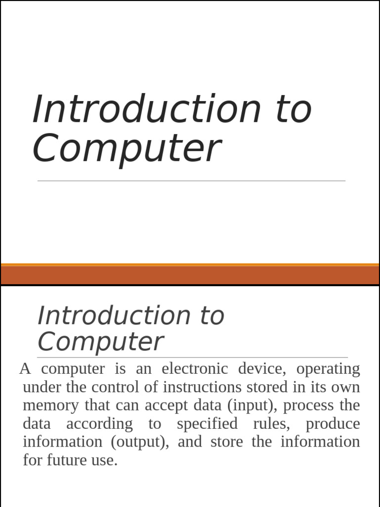 Overview of Computer Functions and Components | PDF | Computer Data ...