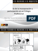 Sentido y finalidad de la Incorporación-Ing. Daniel Hernández J