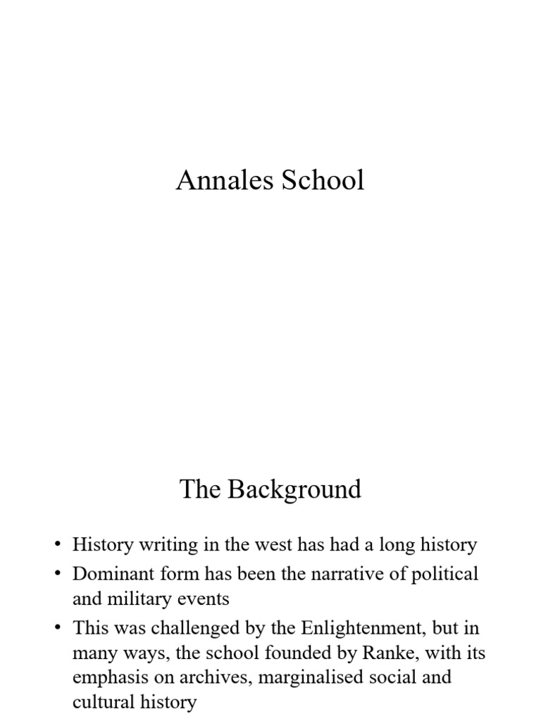Overview of the Annales School | PDF | Feudalism | Liberal Arts Education