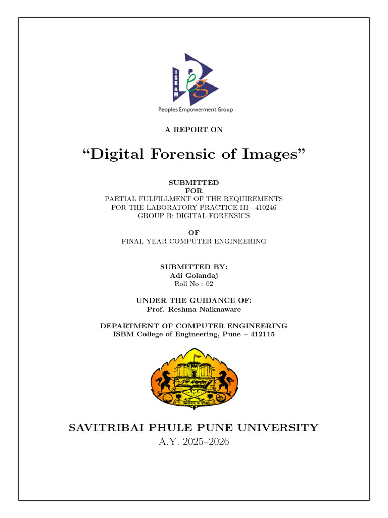 Digital Forensics Toolkit for Images | PDF | Deep Learning | Metadata