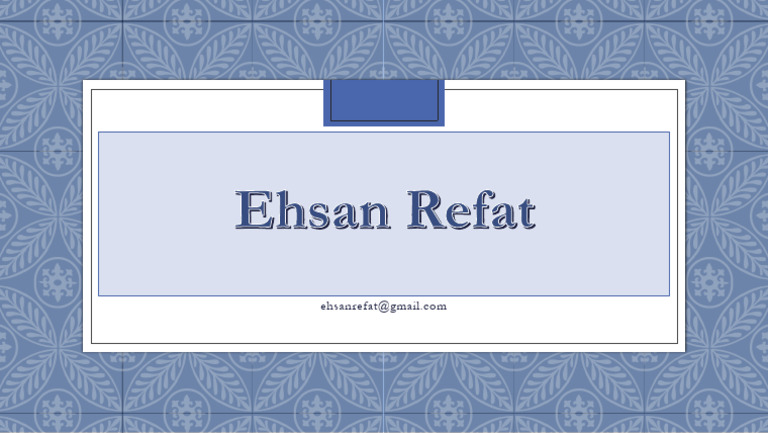 Ehsan Refat | PDF