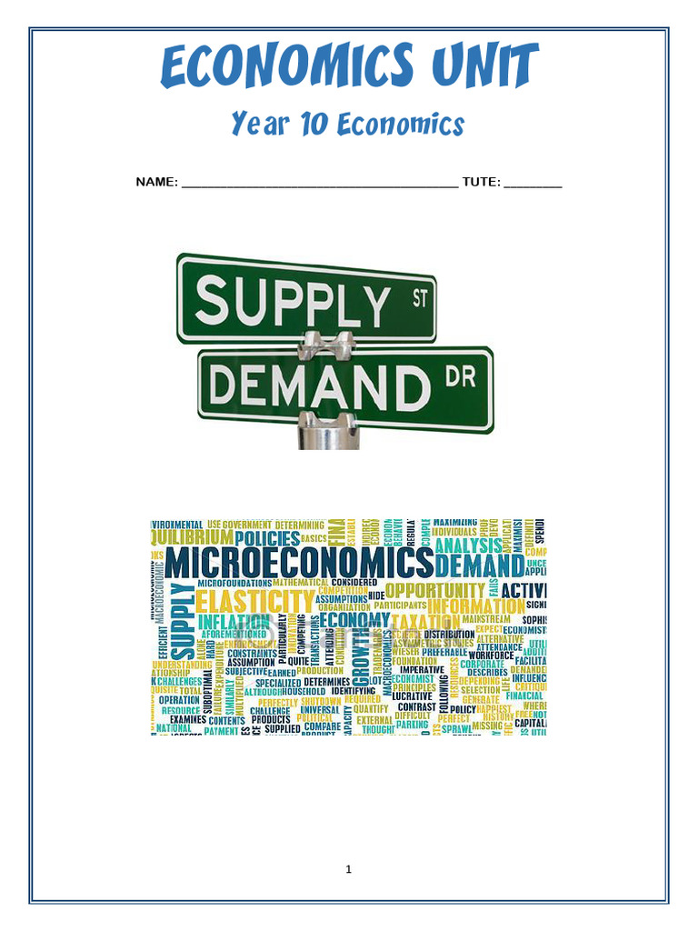 Microeconomics Classroom Activity Guide | PDF | Economics | Factors Of ...