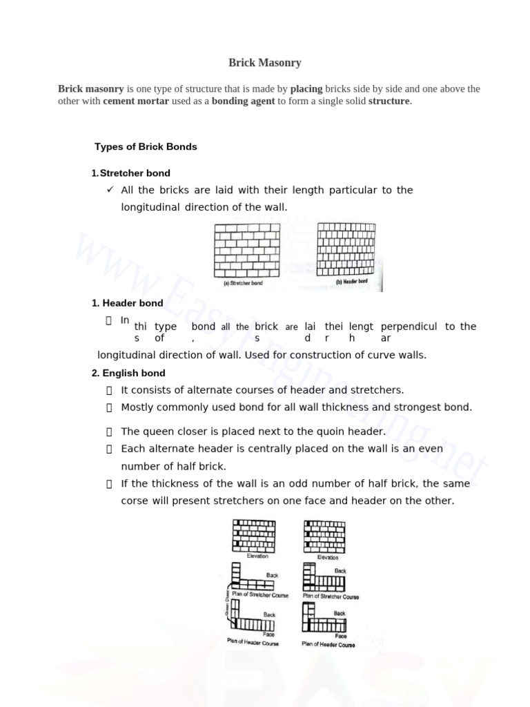 Brick Masnory | PDF | Masonry | Roof