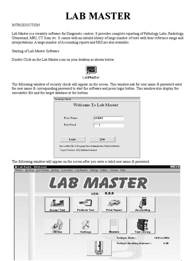Lab Master Manual | PDF | Career & Growth