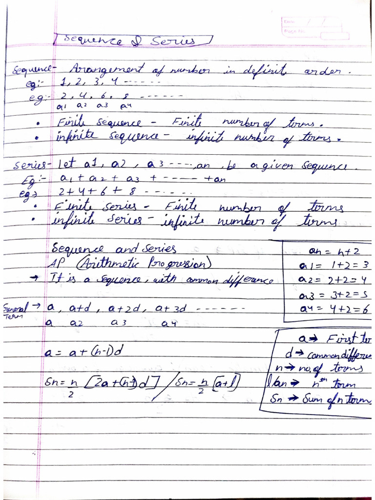 Maths Chapter 8 and 9 Notes | PDF