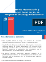 Planificación y evaluación PIE