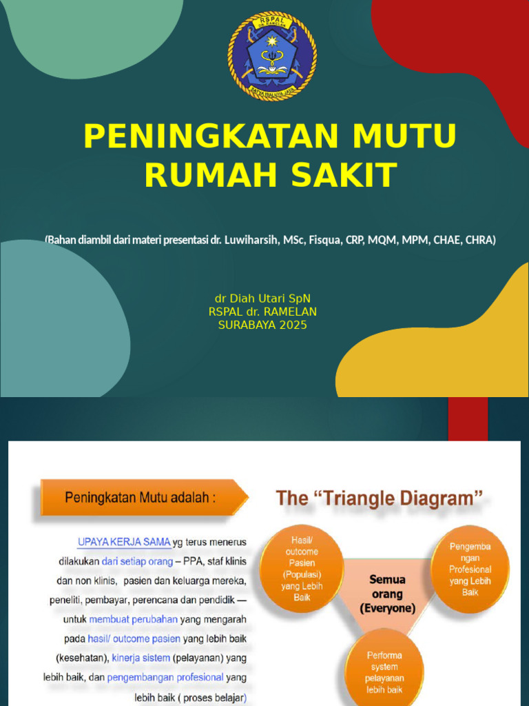 Peningkatan Mutu Rumah Sakit RSPAL 2025 | PDF