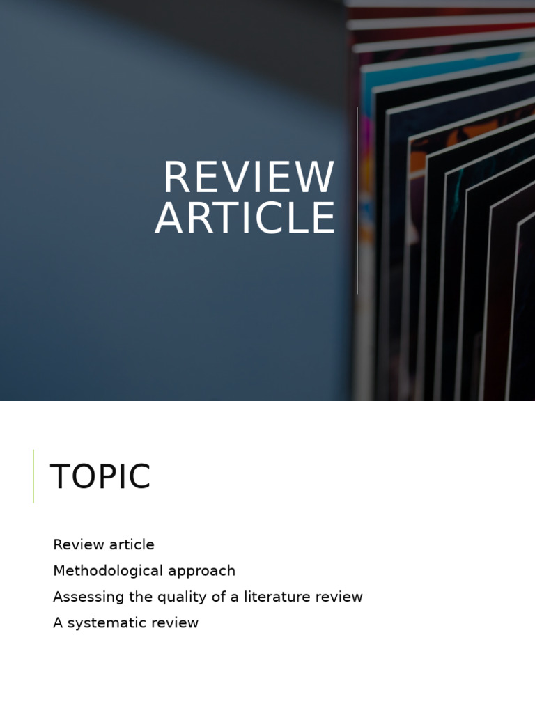 WEEK 3 Introduction To Systematic Review | PDF | Systematic Review ...