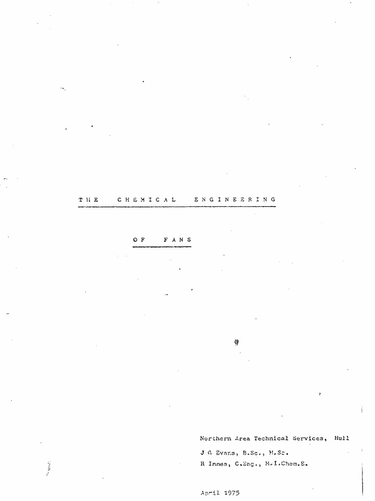 Fan Engineering | PDF